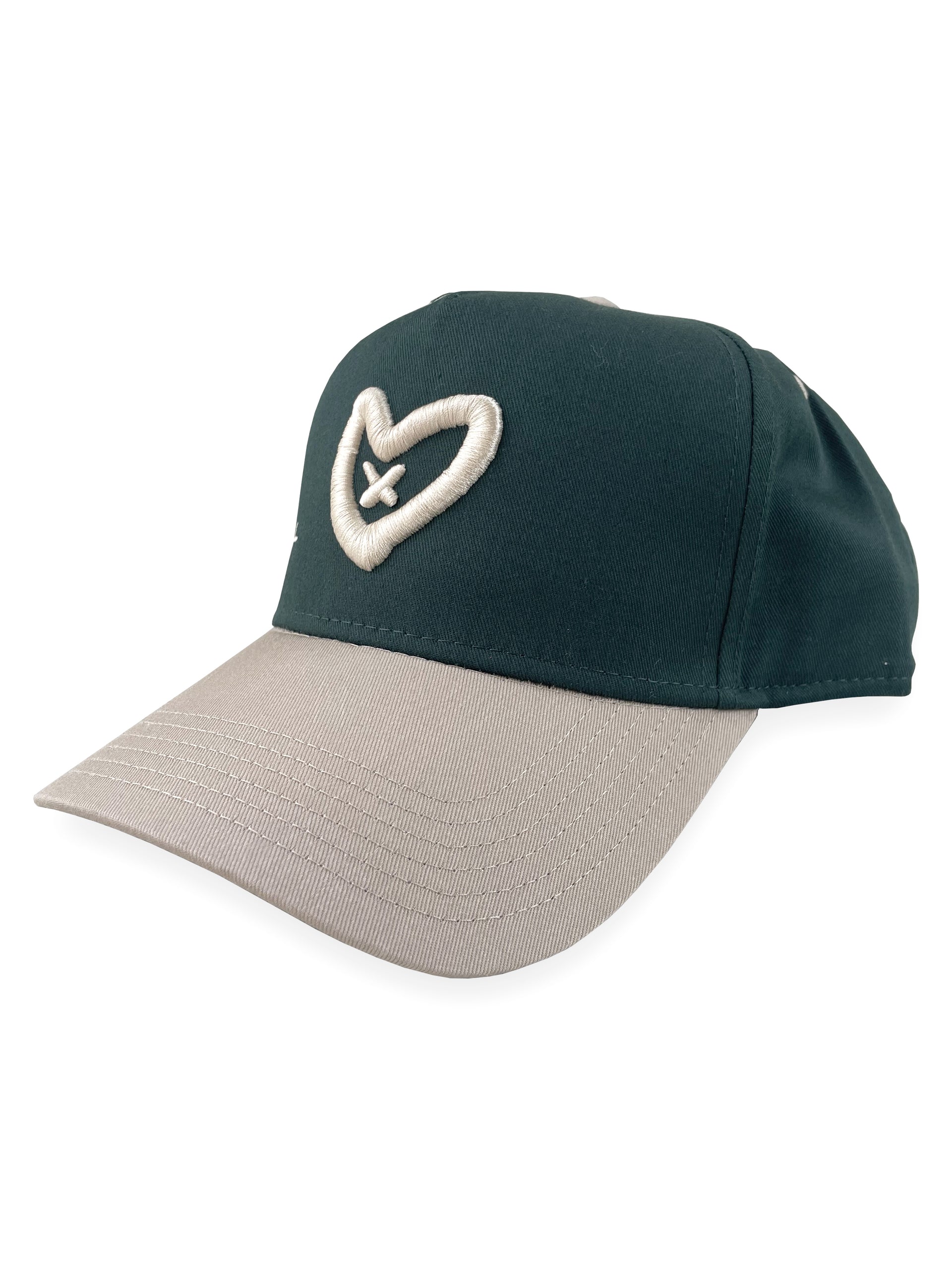 Zero Likes - Premium Apparel - Green / Khaki 5 Panel Cap